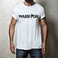 Warrior póló fehér