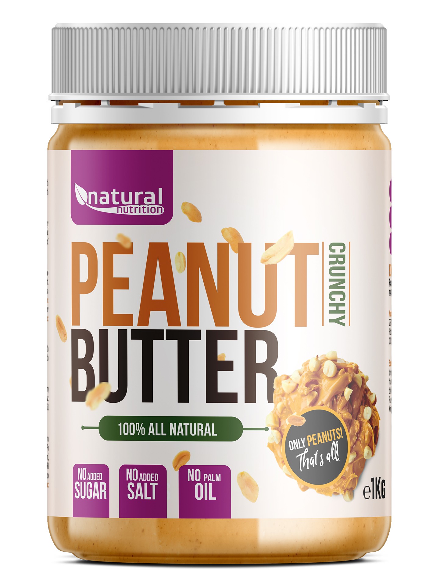 Peanut Butter – Mogyoróvaj Crunchy 1kg