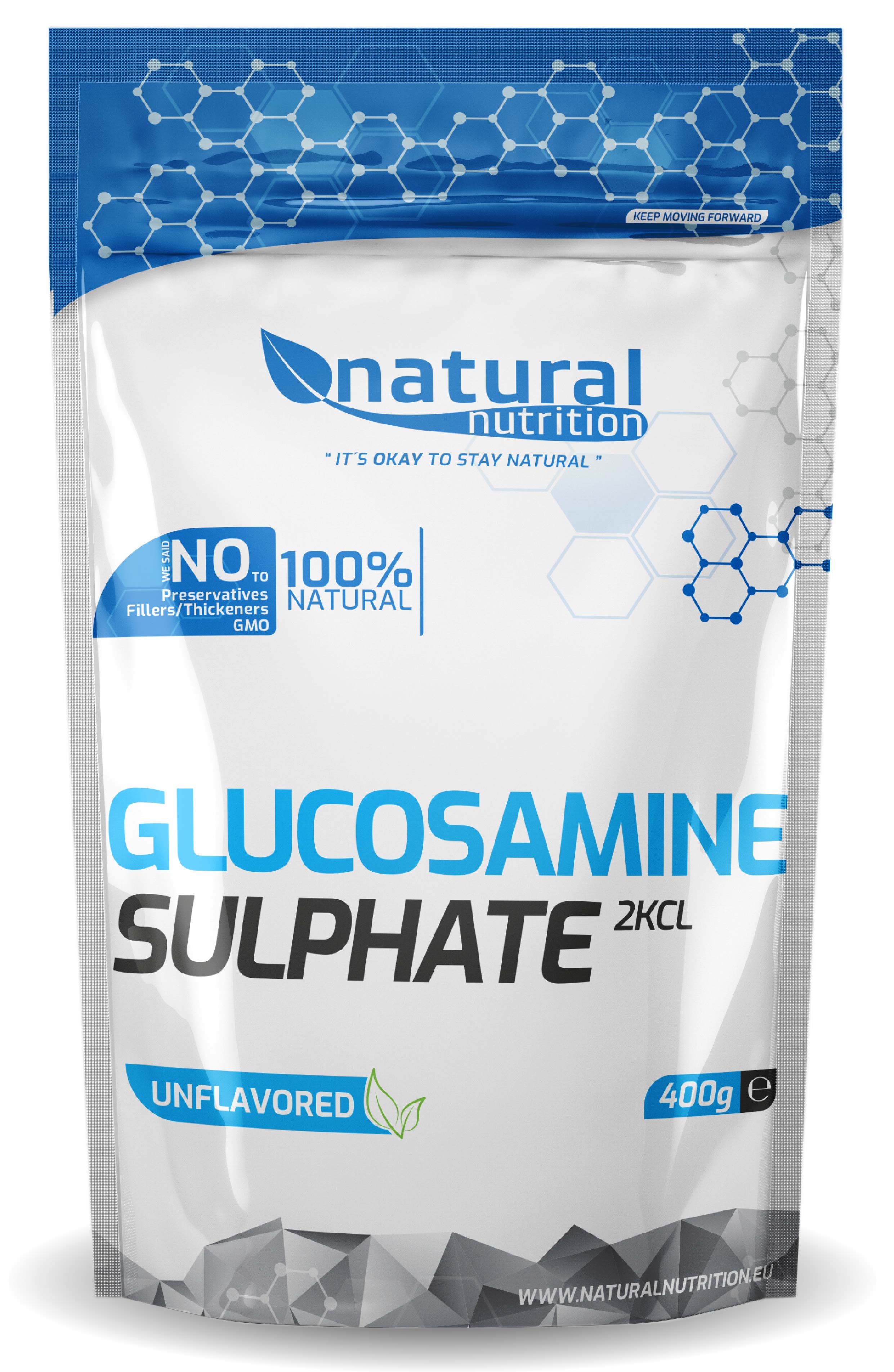 Glucosamine Sulfate - Glukozamin-szulfát 2KCL. Natural 1kg