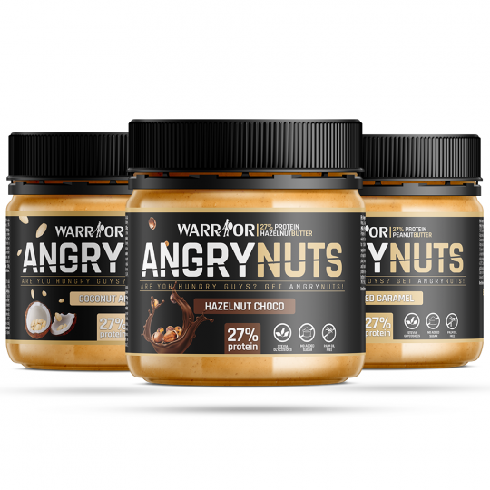 Angry Nuts - oříškové proteinové máslo