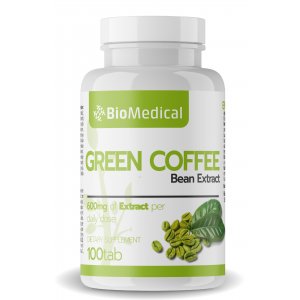 Zelená káva tablety