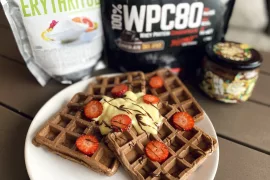 Recept na fit raňajky: čokoládové waffle