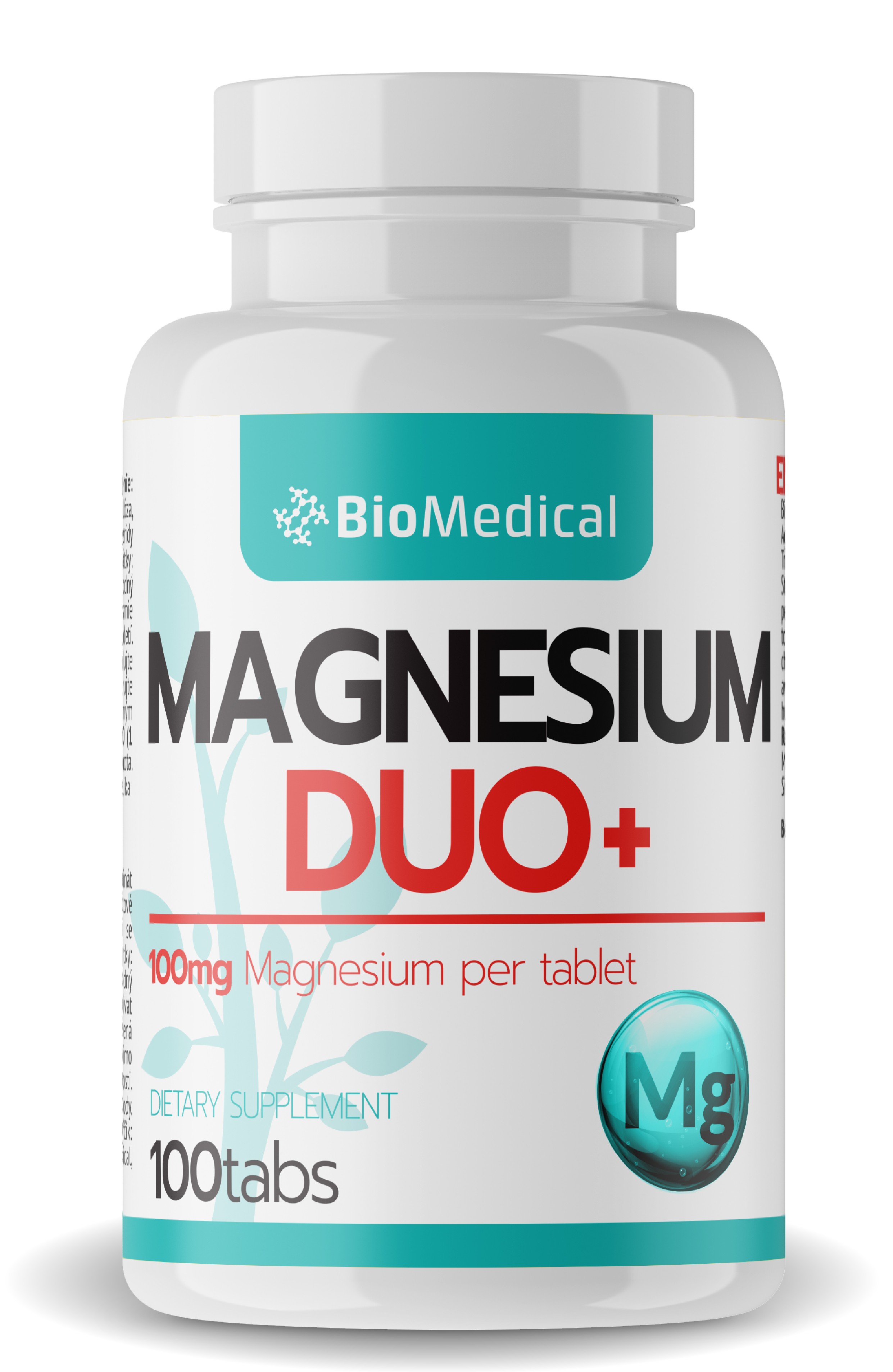 Magnézium DUO+ - BioMedical 100 tabl.