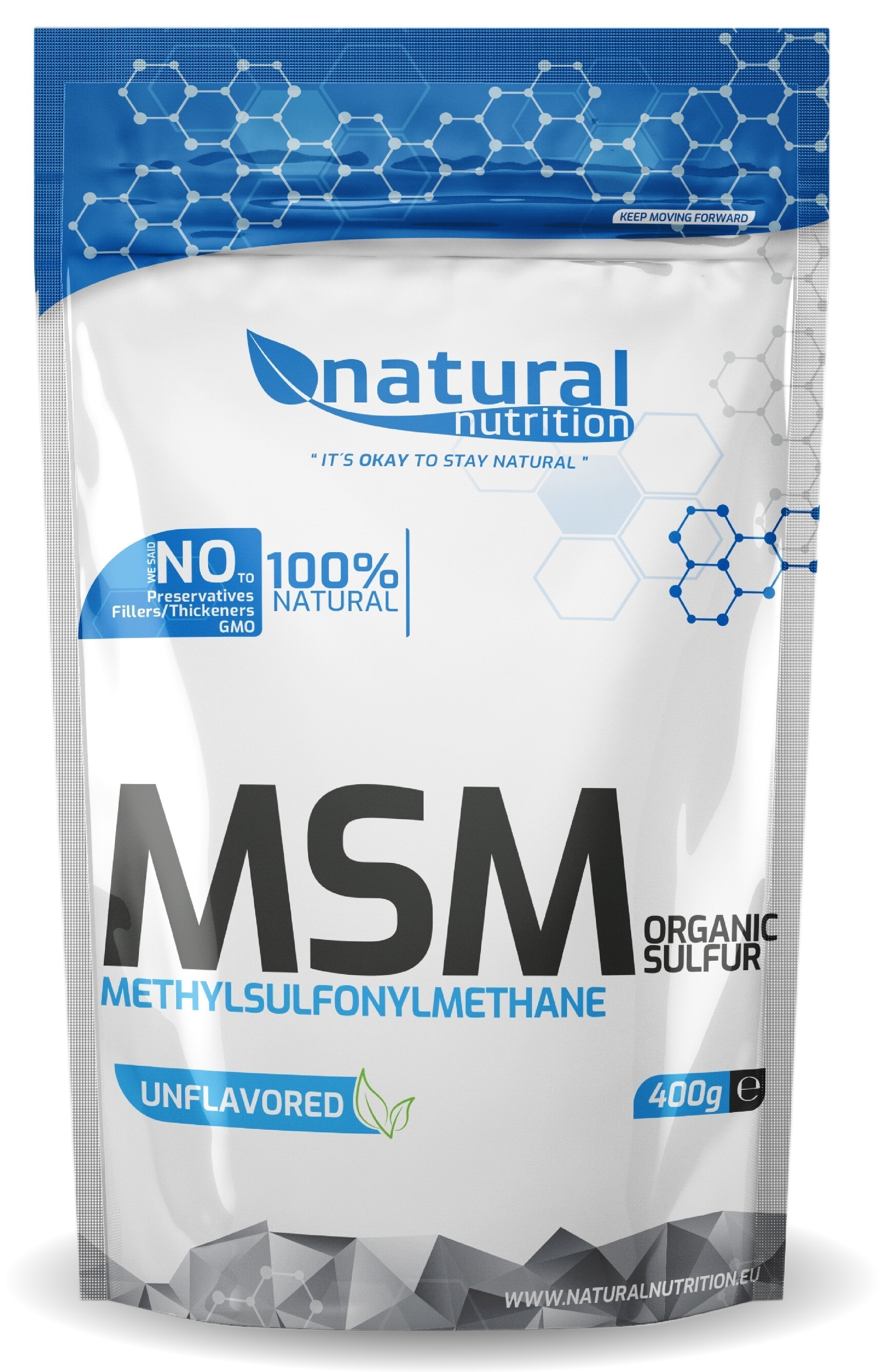 MSM étrend-kiegészítő por Natural 400g