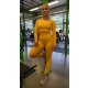 Dámsky Fitness Top Yellow Muscle Aggressive S