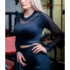 Dámsky Fitness Top New Black Muscle Aggressive S