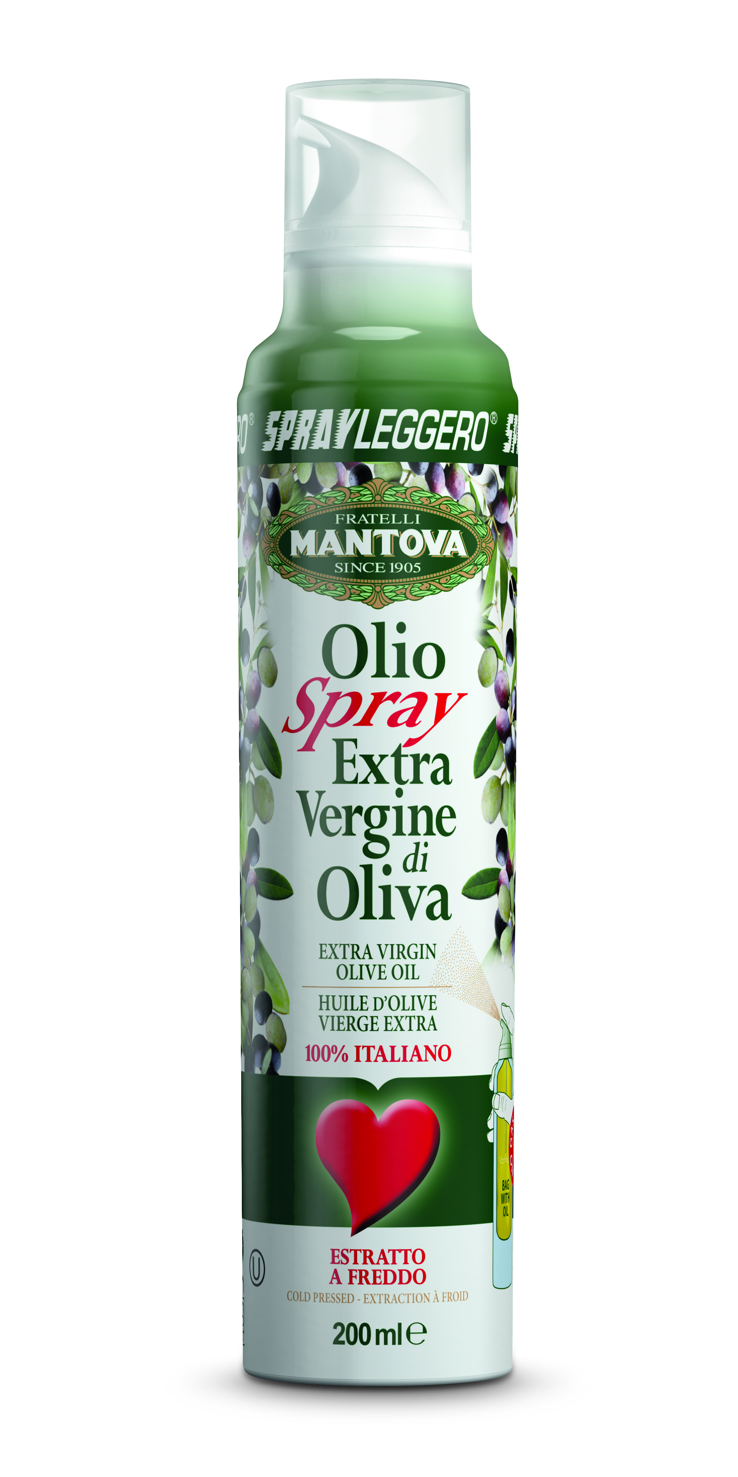 Extra panenský olivový olej ve spreji 100ml