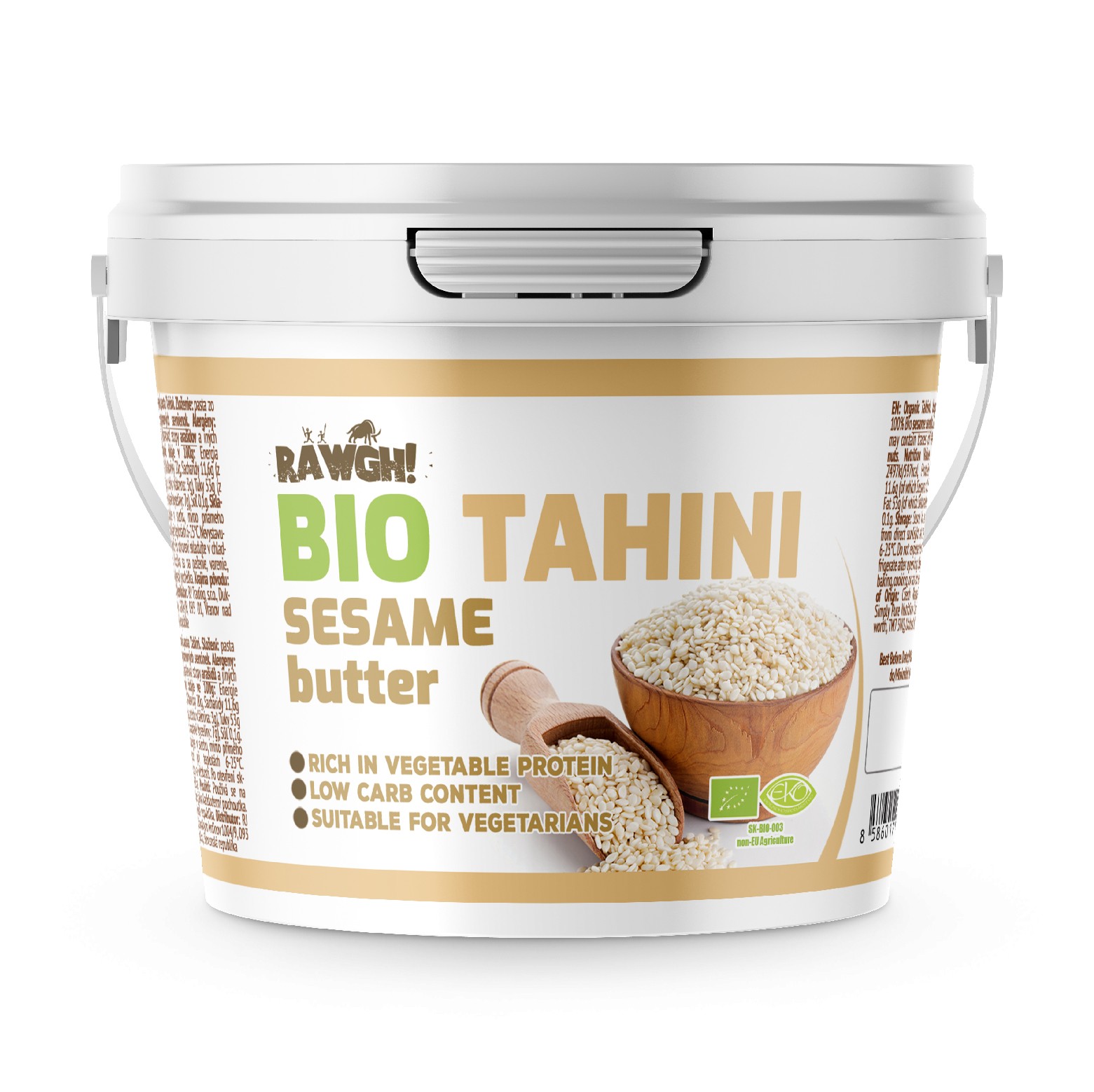 Bio Tahini - sezamové máslo 180g Natural