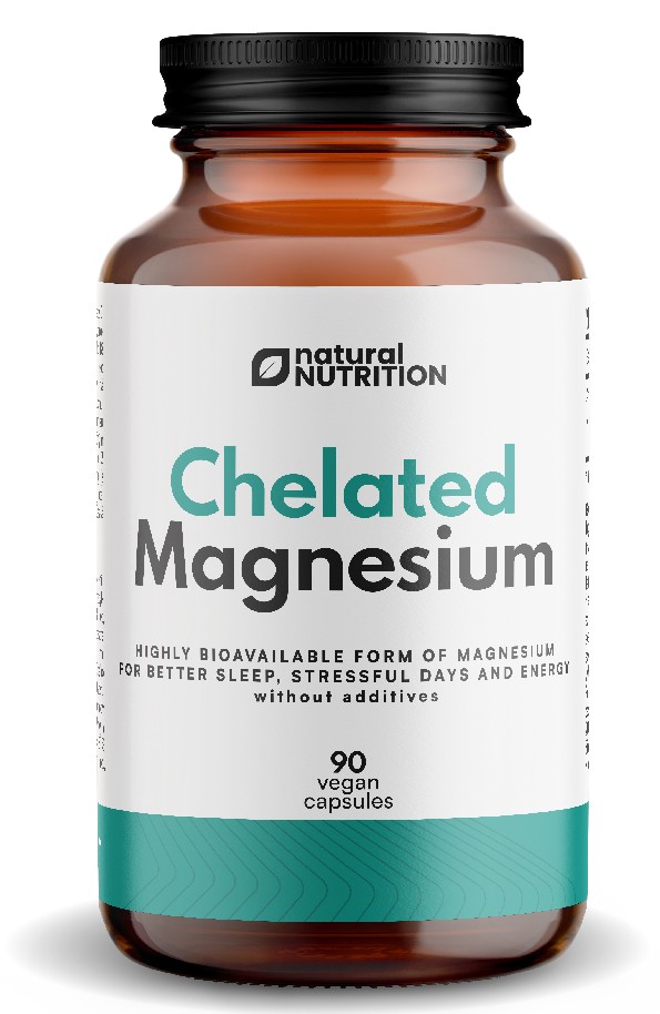 100% Chelated Magnesium kapsle 90 caps