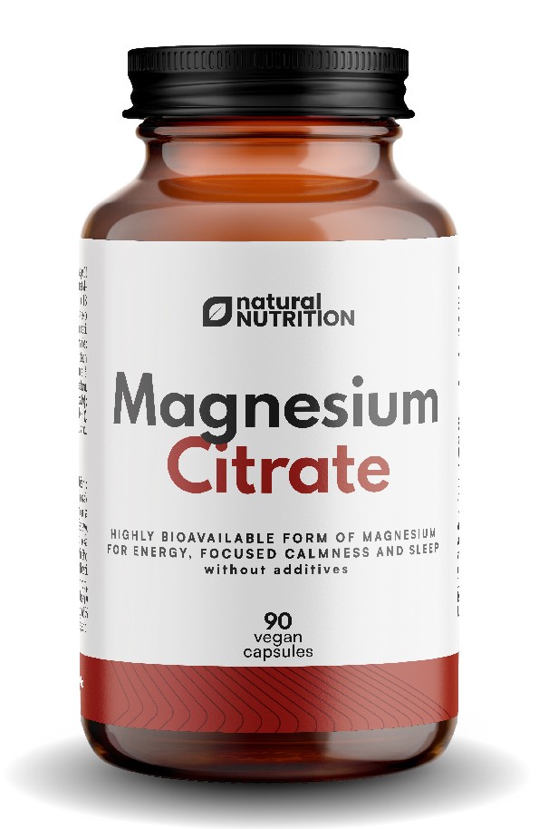 100% Magnesium Citrate kapsle 90 caps